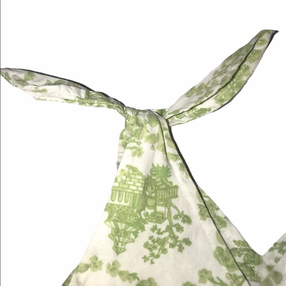 Icky Baby Green Print Dress Size 4T - Picture 3 of 8